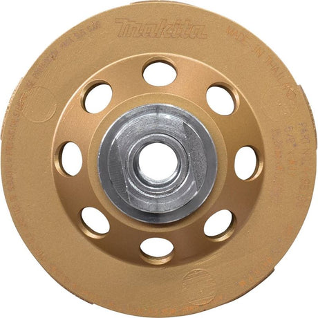 Makita A-96403 4-1/2in Low Vibration Diamond Cup Wheel, 8 Segment Turbo