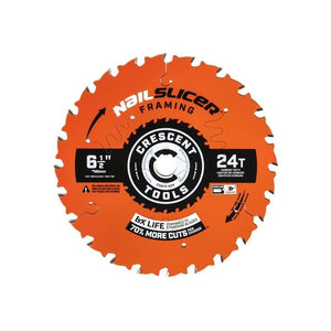 CRESCENT CSBFR-624-10 6-1/2 x 24-Tooth NailSlicer Framing Circular Saw Blade