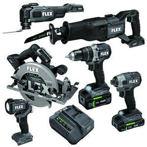 FLEX FXM601-2B 24V Brushless 6 Tool Combo Kit