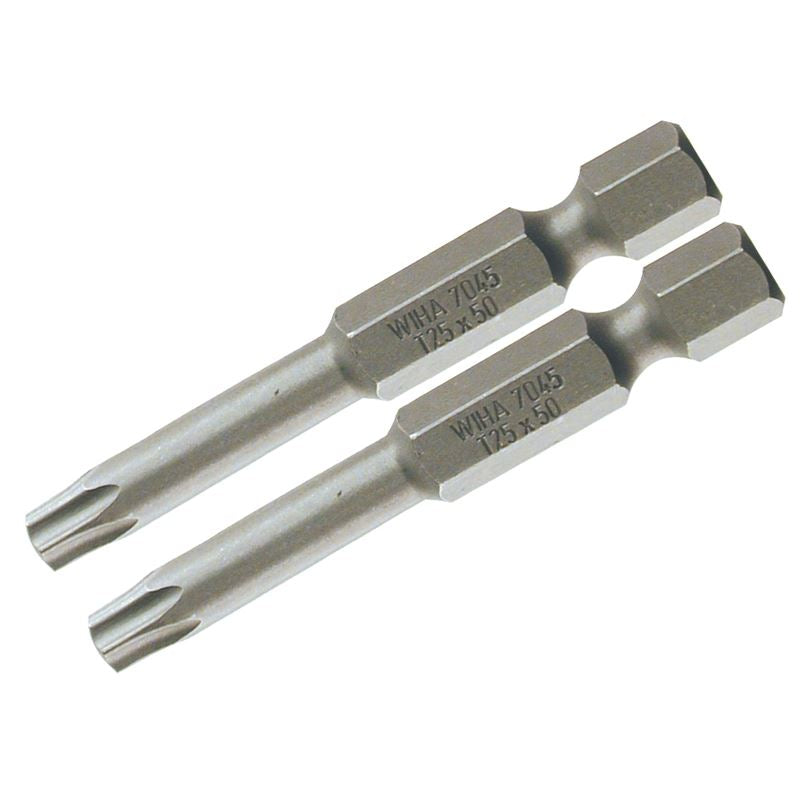 Wiha Torx Power Bit T27 x 50mm Pack of 2 Bits