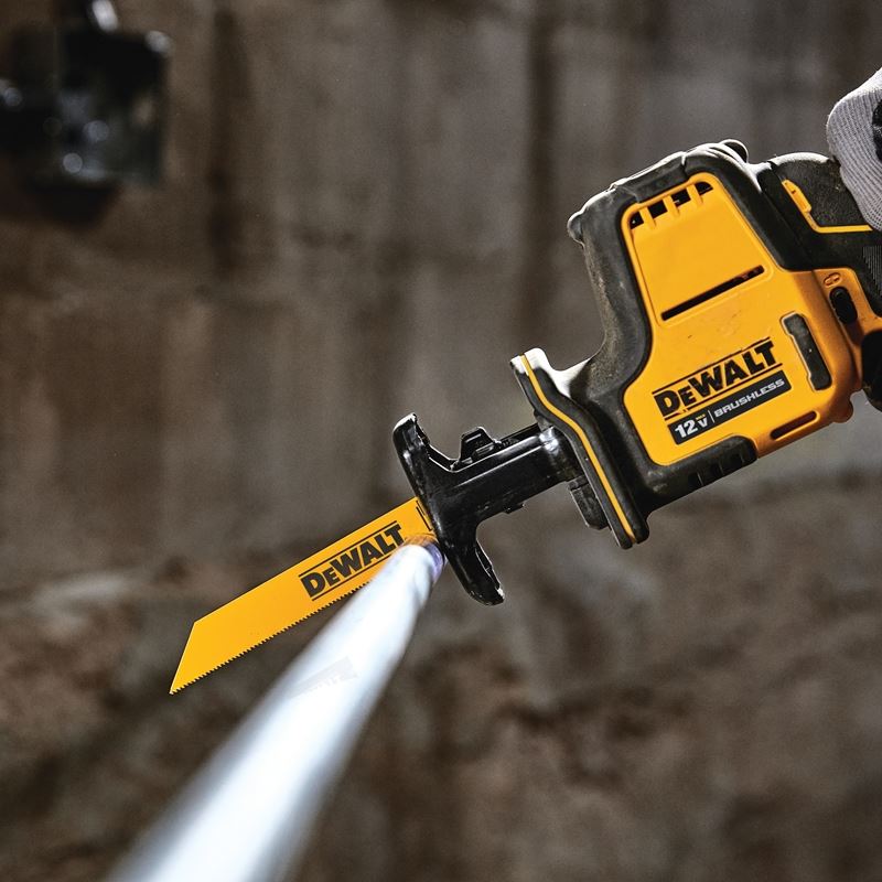 DEWALT DCS312G1 XTREME 12V MAX* Brushless One-Handed Cordless Reciprocating Saw Kit