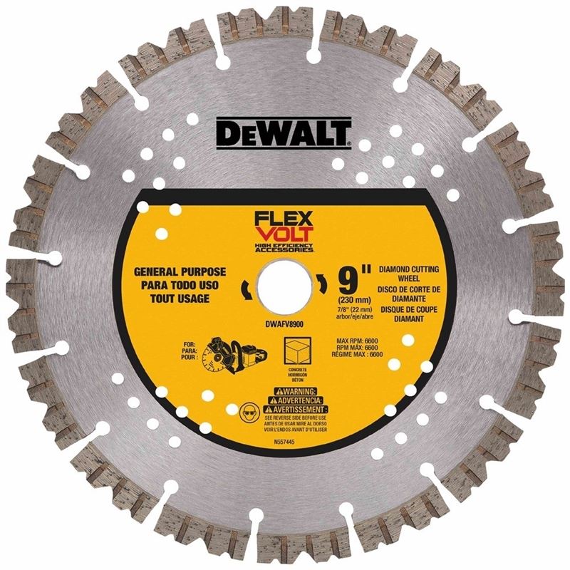 DEWALT DWAFV8900 FLEXVOLT Diamond Cutting Wheel