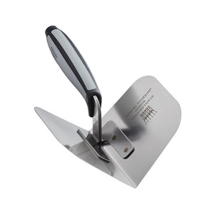 RAGNI R65401S 230mm x 160mm Stainless Steel Internal Corner Trowel 230mm x 160mm