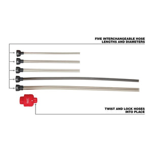 Milwaukee 49-90-2037 AIR-TIP Long Reach Flexible Micro Hose Set