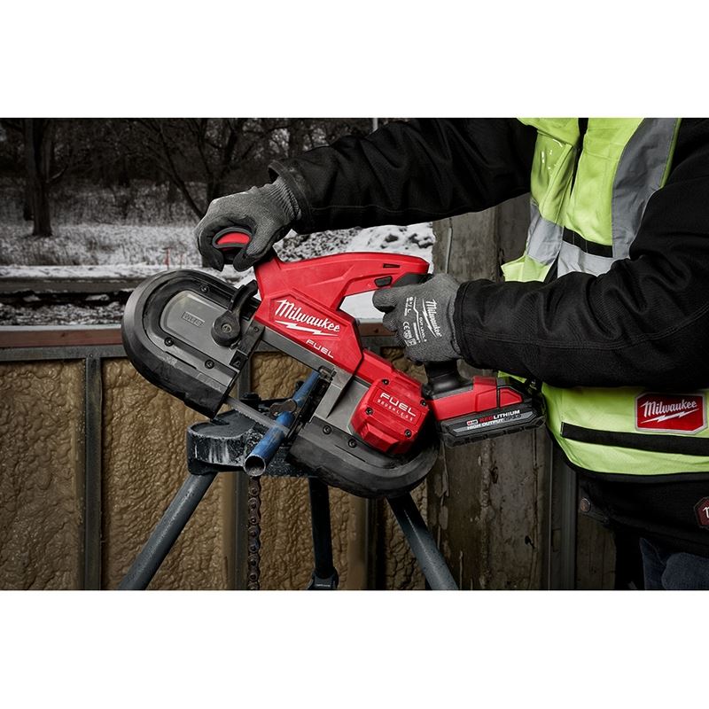 2829S-22 M18 FUEL 18 Volt Lithium-Ion Brushless Cordless Compact Dual-Trigger Band Saw Kit