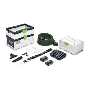 FESTOOL 577390 Cordless Mobile Dust Extractor - CLEANTEC CTC SYS I HEPA-Plus