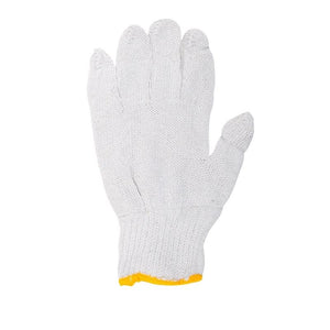 TWXpert 12 pk. Cotton Knitted Work Gloves Yellow (Size M)