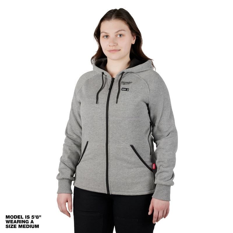 Milwaukee 336G-21 M12 Womens Heated Hoodie - Gray