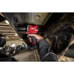 Milwaukee 2555P-20 M12 FUEL 1/2 inch Stubby Impact Wrench w/ Pin Detent