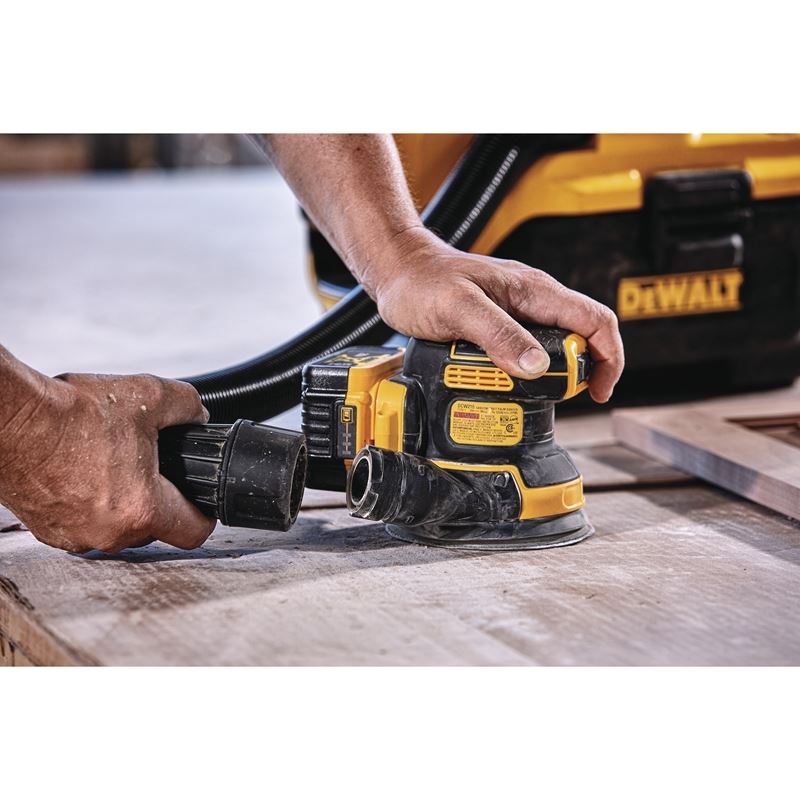 DEWALT DCW210P1 20V MAX* XR Brushless 5 in. Cordless Variable Speed Random Orbital Sander Kit (5.0 Ah Battery)