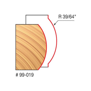 Freud | 99-019 39/64 Radius Convex Edge Bit