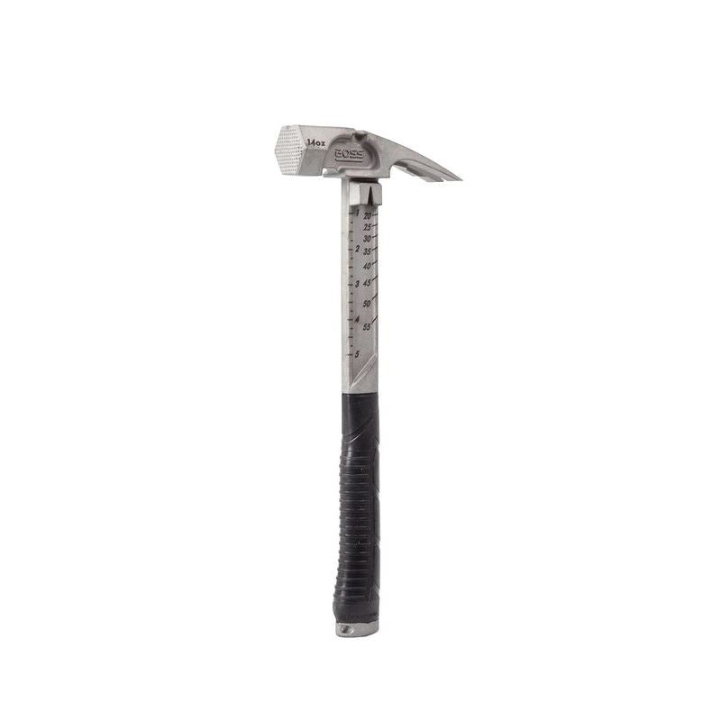 BOSS HAMMER 14oz PRO PLUS TITANIUM HAMMER -MILLED FACE