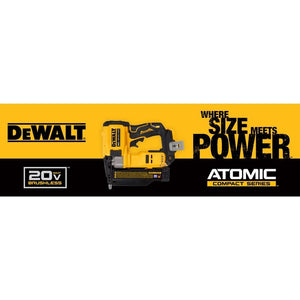 DEWALT DCN623B ATOMIC COMPACT SERIES 20V MAX Brushless Cordless 23 Ga. Pin Nailer (Tool Only)