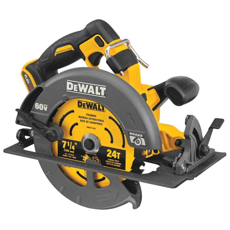 DEWALT DCS578B FLEXVOLT 60V MAX* Brushless  7-1/4 in. Cordless Circular Saw with Brake (Tool Only)