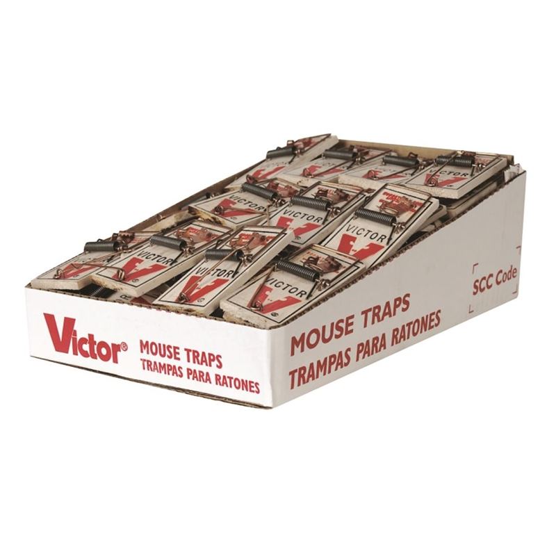 VICTOR ORIGINAL METAL PEDAL MOUSE TRAP BULK PACK