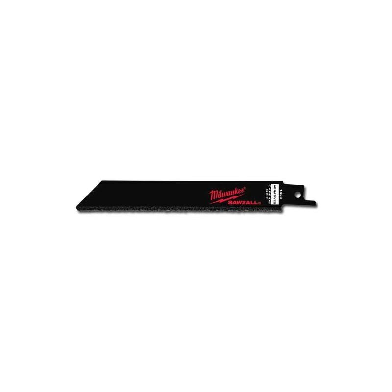 Milwaukee 48-00-1420 6"" Carbide Grit SAWZALL Blade (3 Pk)