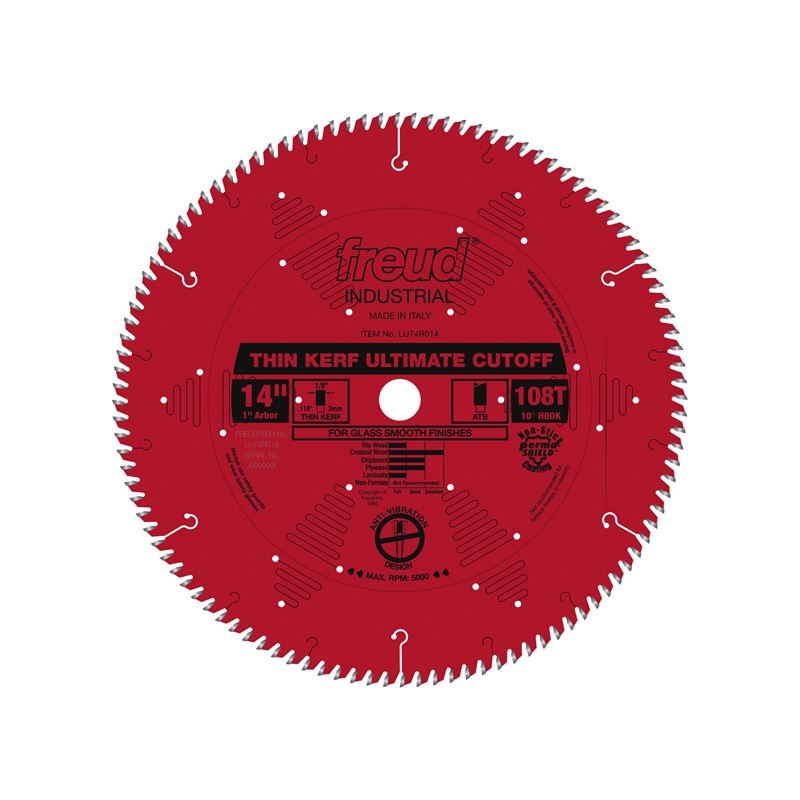 Freud | LU74R014 14" Thin Kerf Ultimate Cut-Off Blade