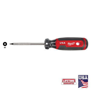 Milwaukee MT217 #1 Square 3in Cushion Grip Screwdriver (USA)