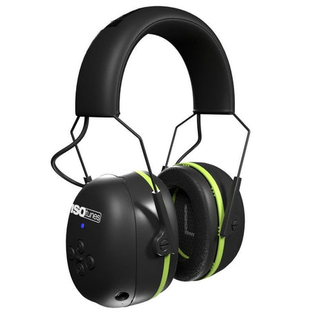 ISOtunes IT-46 AIR DEFENDER Bluetooth Earmuff - Black/Safety Green