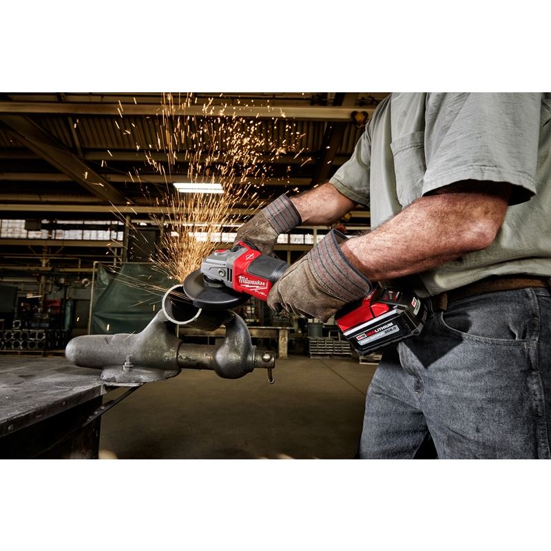 2980-20 M18 FUEL 18 Volt Lithium-Ion Brushless Cordless 4-1/2 in.-6 in. No Lock Braking Grinder with Paddle Switch  - Tool Only