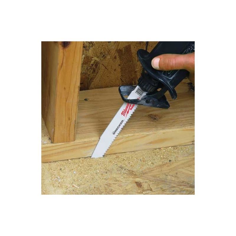 Milwaukee 48-00-5701 6"" 8 TPI The Wrecker SAWZALL Blade (5 Pk)