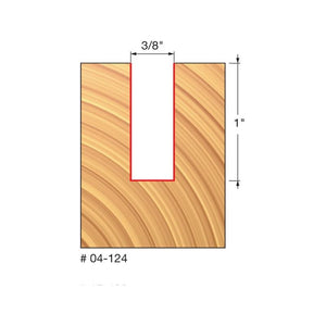 Freud | 04-124 3/8 (Dia.) Double Flute Straight Bit