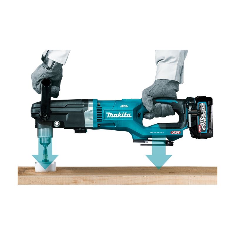 Makita DA001GM101 40V MAX XGT Li-Ion (4.0 Ah) 1/2in Angle Drill with Brushless Motor and ADT Kit