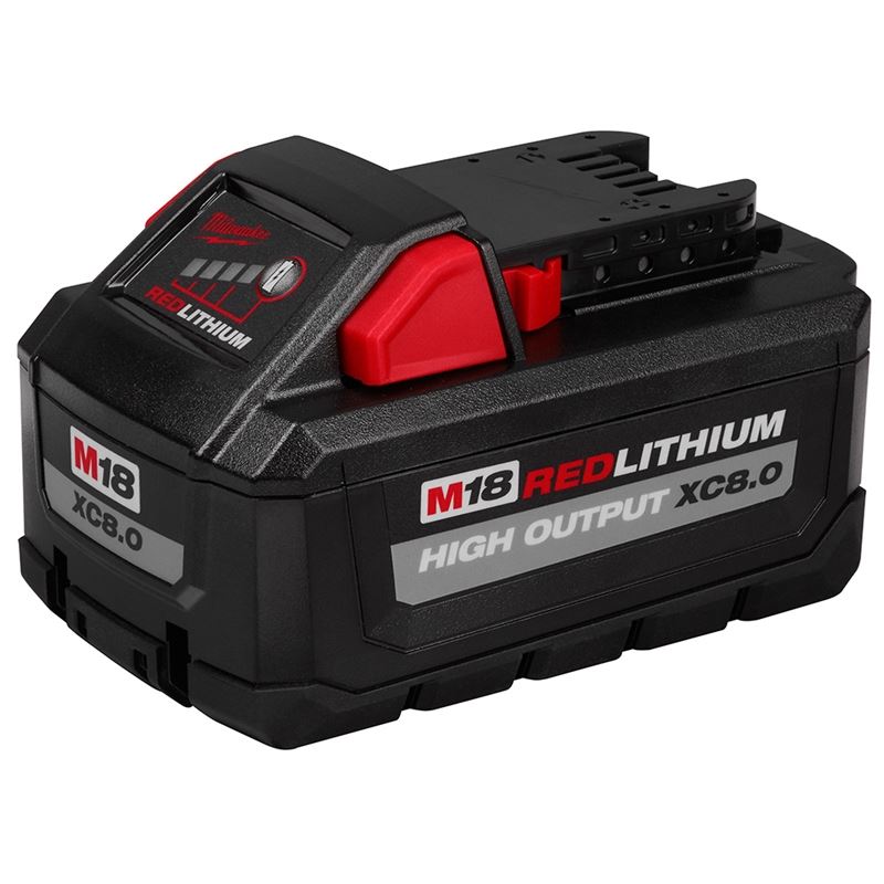 48-11-1880 M18 18 Volt Lithium-Ion Cordless REDLITHIUM HIGH OUTPUT XC8.0 Battery