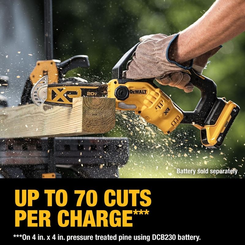 DEWALT DCCS623B 20V MAX 8 in. Brushless Cordless Pruning Chainsaw (Tool Only)