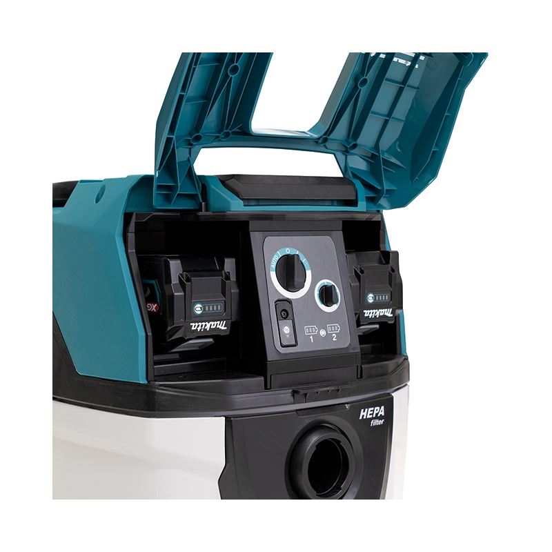 Makita VC007GLZ02 80V (40Vx2) max XGT Brushless Cordless 40.0 L Wet/Dry/Dust Extractor w/HEPA, XPT and AWS (Tool Only)