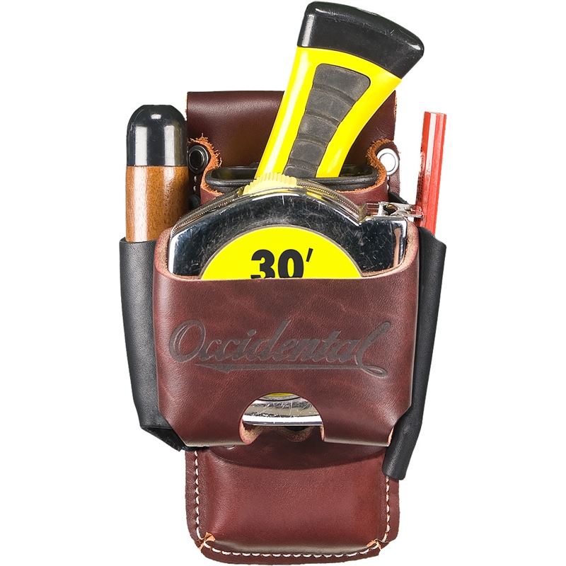 OCCIDENTAL LEATHER 5523 - Clip-On 4 in 1 Tool/Tape Holder