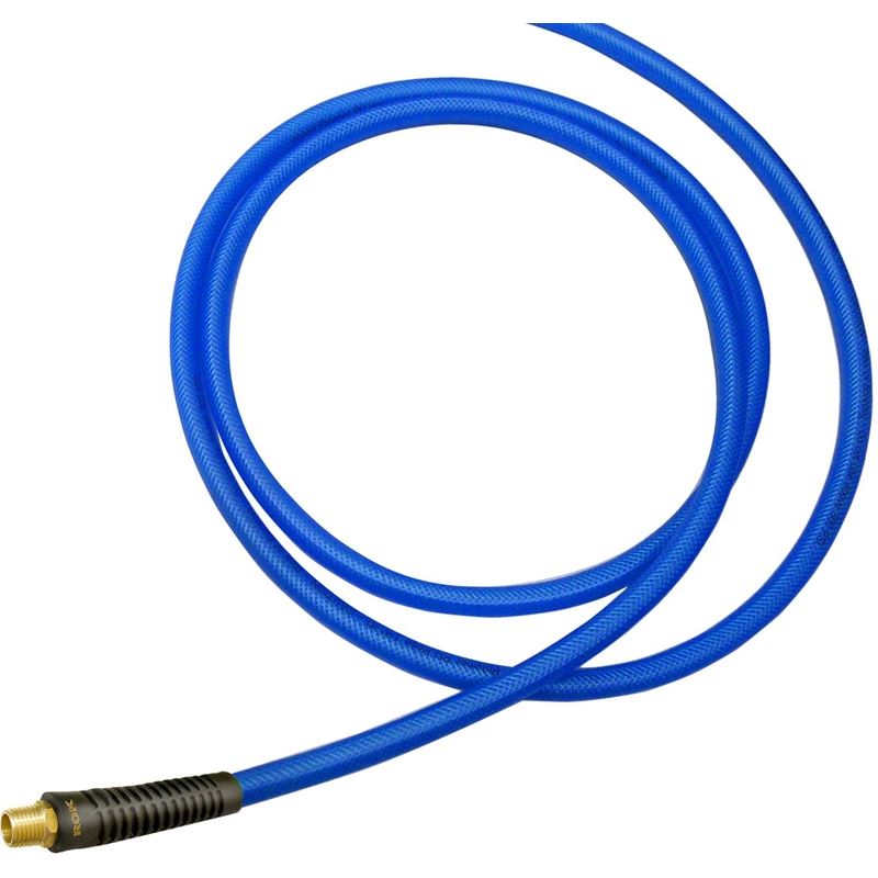 ROK FLEX-14188 1/4 in x 100 Ft FLEXINATOR Hybrid Air Hose Blue