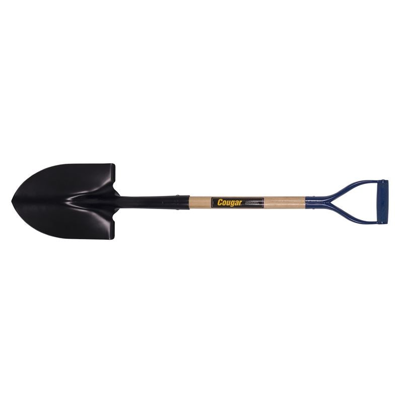 Garant CHR2FD Round point shovel, wood handle, D-grip