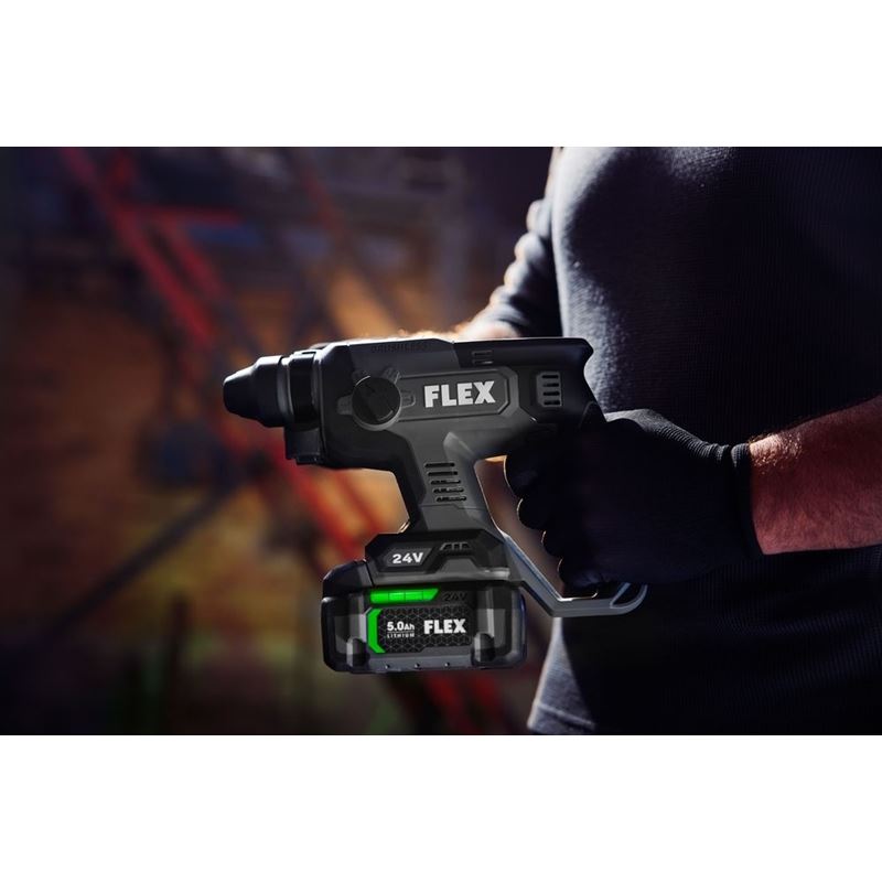 FLEX FX1531-1C 24V 7/8 in Brushless Rotary Hammer Kit