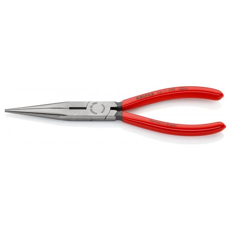 KNIPEX 26 11 200 SBA 8 in Long Nose Pliers w/ Cutter