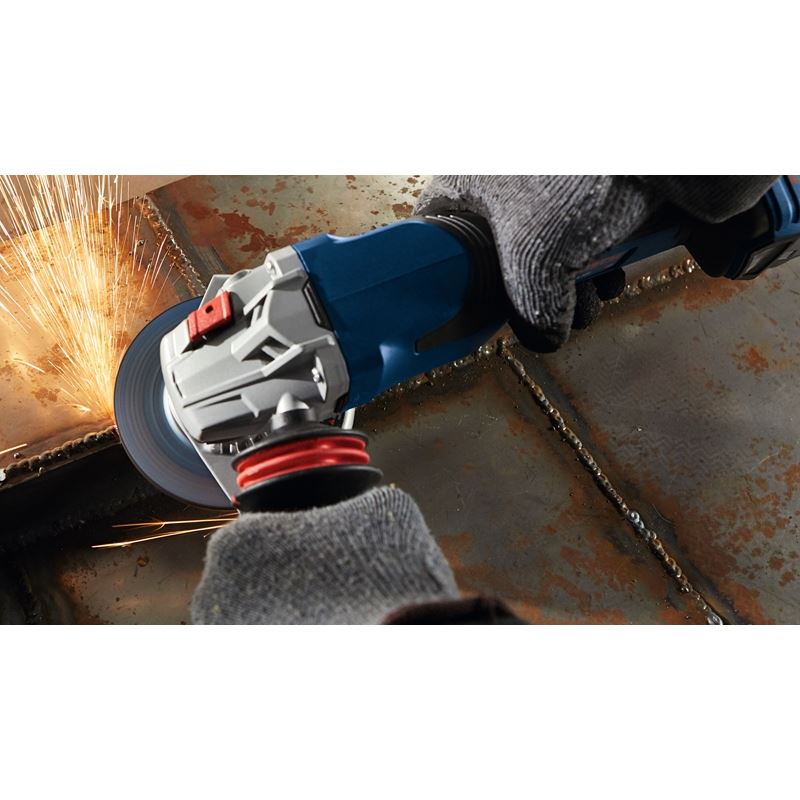 Bosch GWS18V-13PB14 PROFACTOR 18V Spitfire 5 - 6 In. Angle Grinder with Paddle Switch with (1) CORE 18V 8.0 Ah PROFACTOR Performance Battery