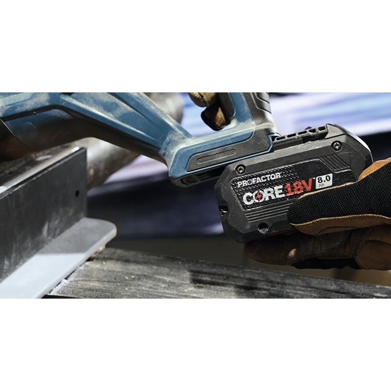 Bosch GSA18V-110B14 PROFACTOR 18V 1-1/8 In. Reciprocating Saw Kit with (1) CORE 18V 8.0 Ah PROFACTOR Performance Battery