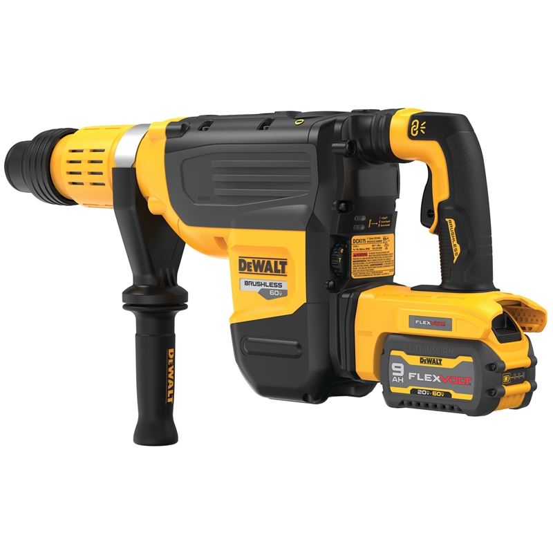 DeWalt DCH775X2 60V MAX 2 In. Brushless Cordless SDS Max Combination Rotary Hammer Kit