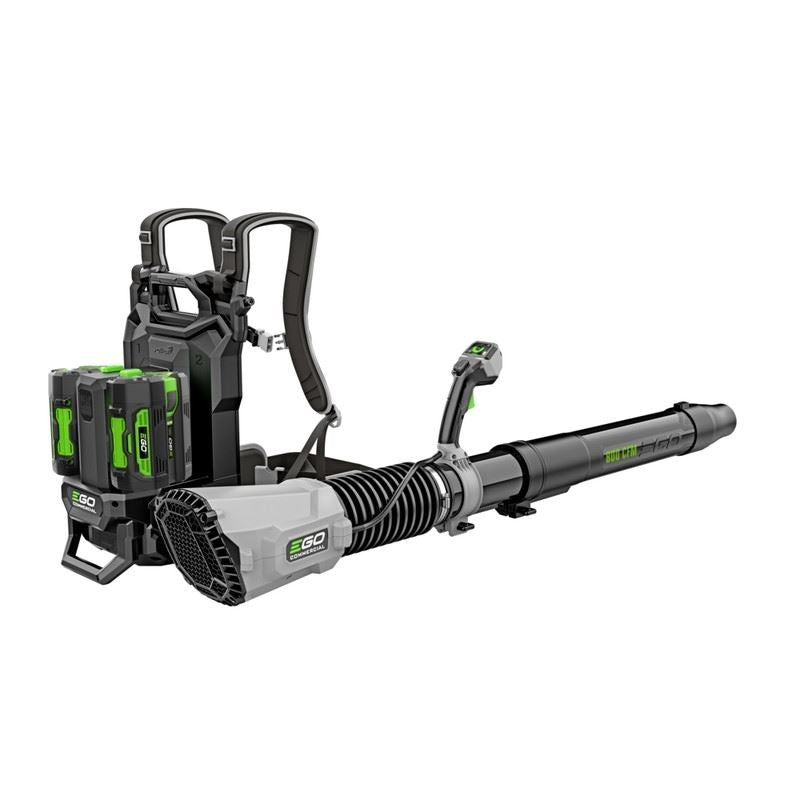 EGO LBPX8004-2 Commercial 800 CFM Backpack Blower with 2x 6.0Ah Battery and 560W Charger