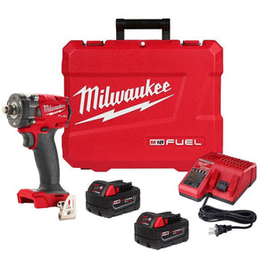 Milwaukee 2855-22R M18 FUEL 1/2 in Compact Impact Wrench w/ Friction Ring Kit