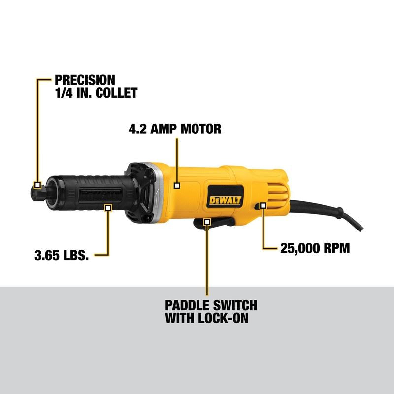 DEWALT DWE4887N 1-1/2 in. (40mm) Die Grinder, No Lock-On