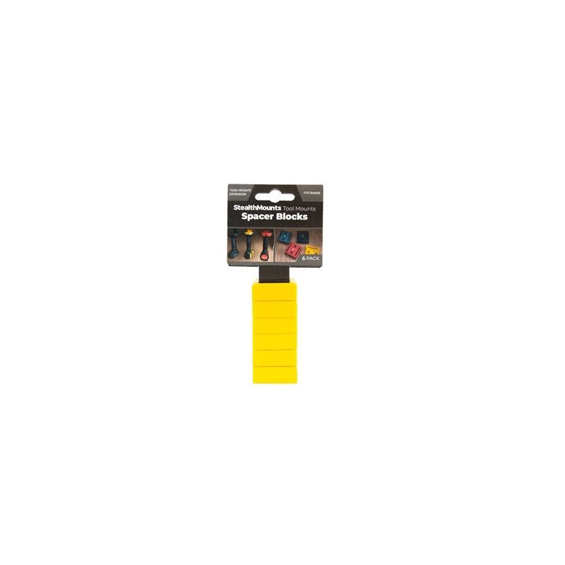 StealthMount - TMSPACE-YLW-6 Tool Mount Universal Spacer Yellow