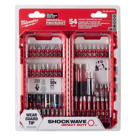 Milwaukee 48-32-4010 SHOCKWAVE Impact Duty Driver Bit Set- 54PC