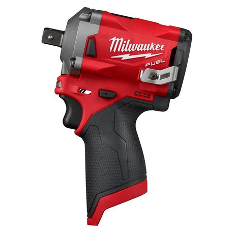 Milwaukee 2555P-20 M12 FUEL 1/2 inch Stubby Impact Wrench w/ Pin Detent