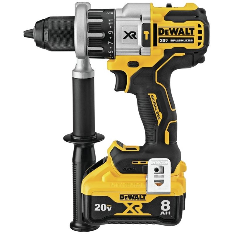 DEWALT DCD998W1 20V MAX* XR 1/2 in. Brushless Hammer Drill/Driver With POWER DETECTTool Technology Kit