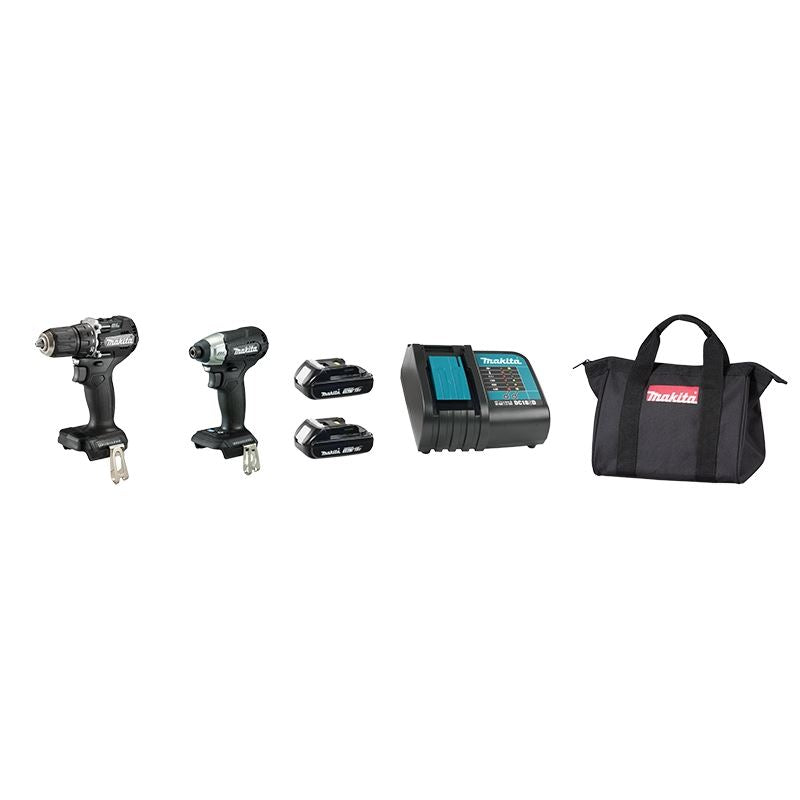 Makita DLX2423BX3 18V (Compact) LXT BL Sub-Compact 2 Tool Combo Kit