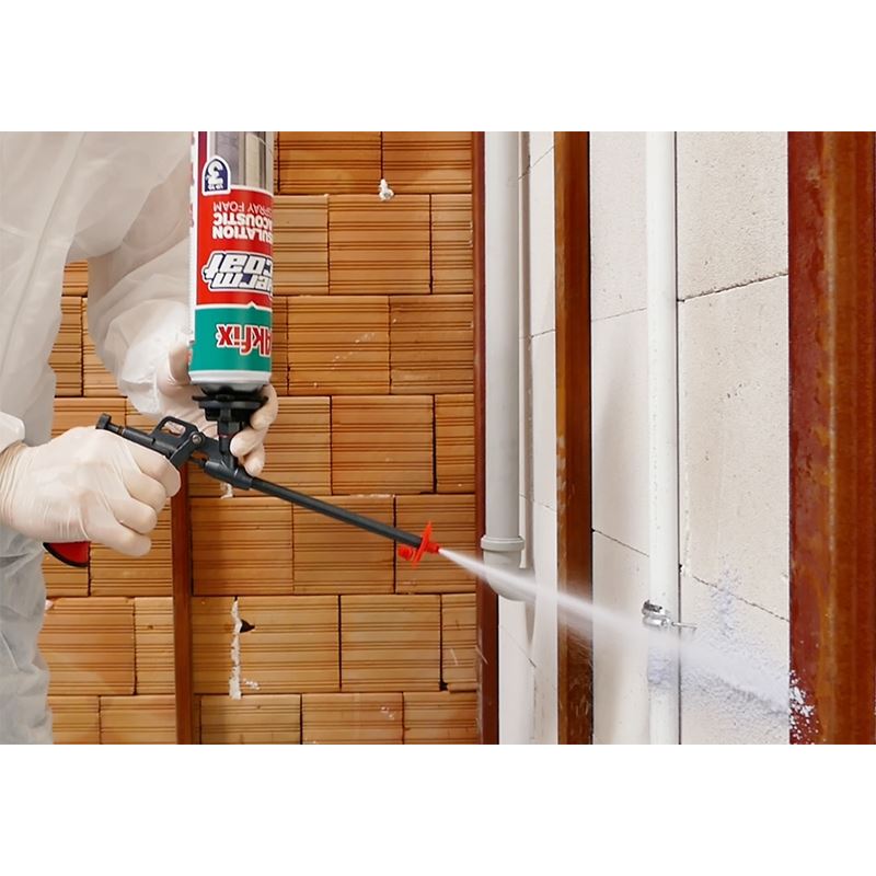 Akfix Thermcoat Thermal & Acoustic Insulation Pu Spray Foam (Gun Use)