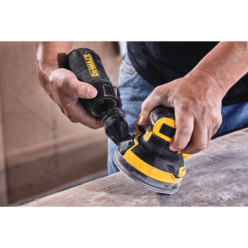 DEWALT DCW210P1 20V MAX* XR Brushless 5 in. Cordless Variable Speed Random Orbital Sander Kit (5.0 Ah Battery)