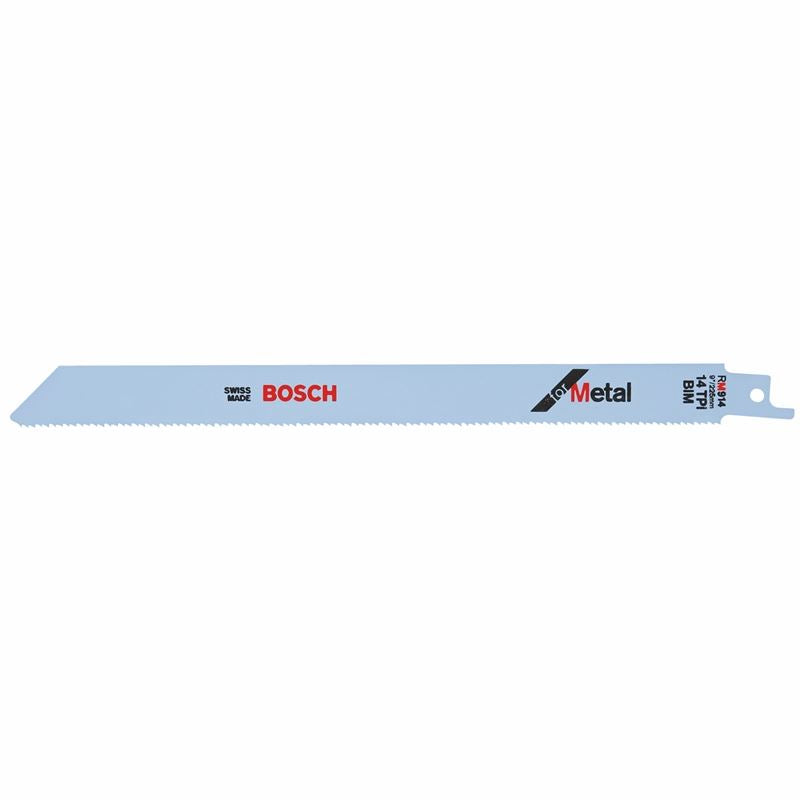 Bosch RM914 5 Pieces 9 In. 14 TPI Metal Reciprocating Saw Blades