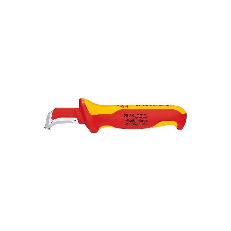 KNIPEX 98 55 SB 6 Dismantling Knife, 1000V Insulated